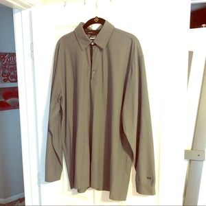 Nike Tiger Woods Platinum L/S polo. Size Large